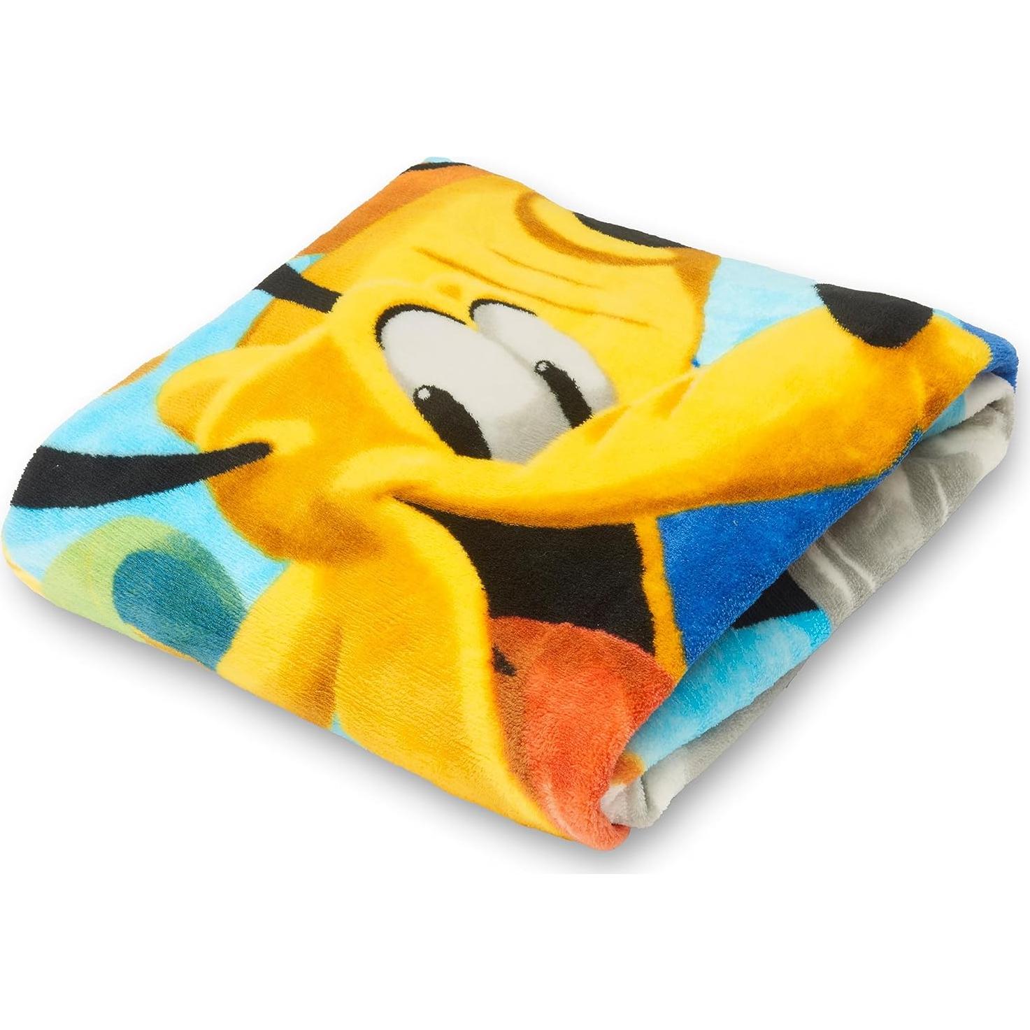 Manta Micro Raschel Disney Mickey Mouse 117x152 cm Multicolor