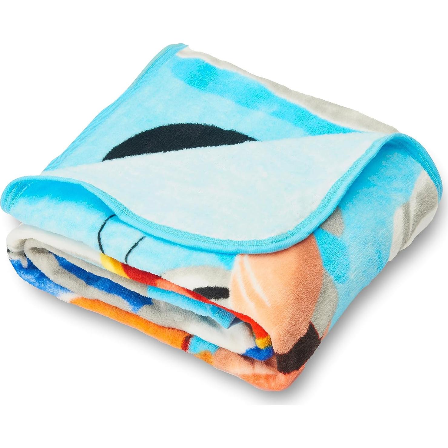 Manta Micro Raschel Disney Mickey Mouse 117x152 cm Multicolor