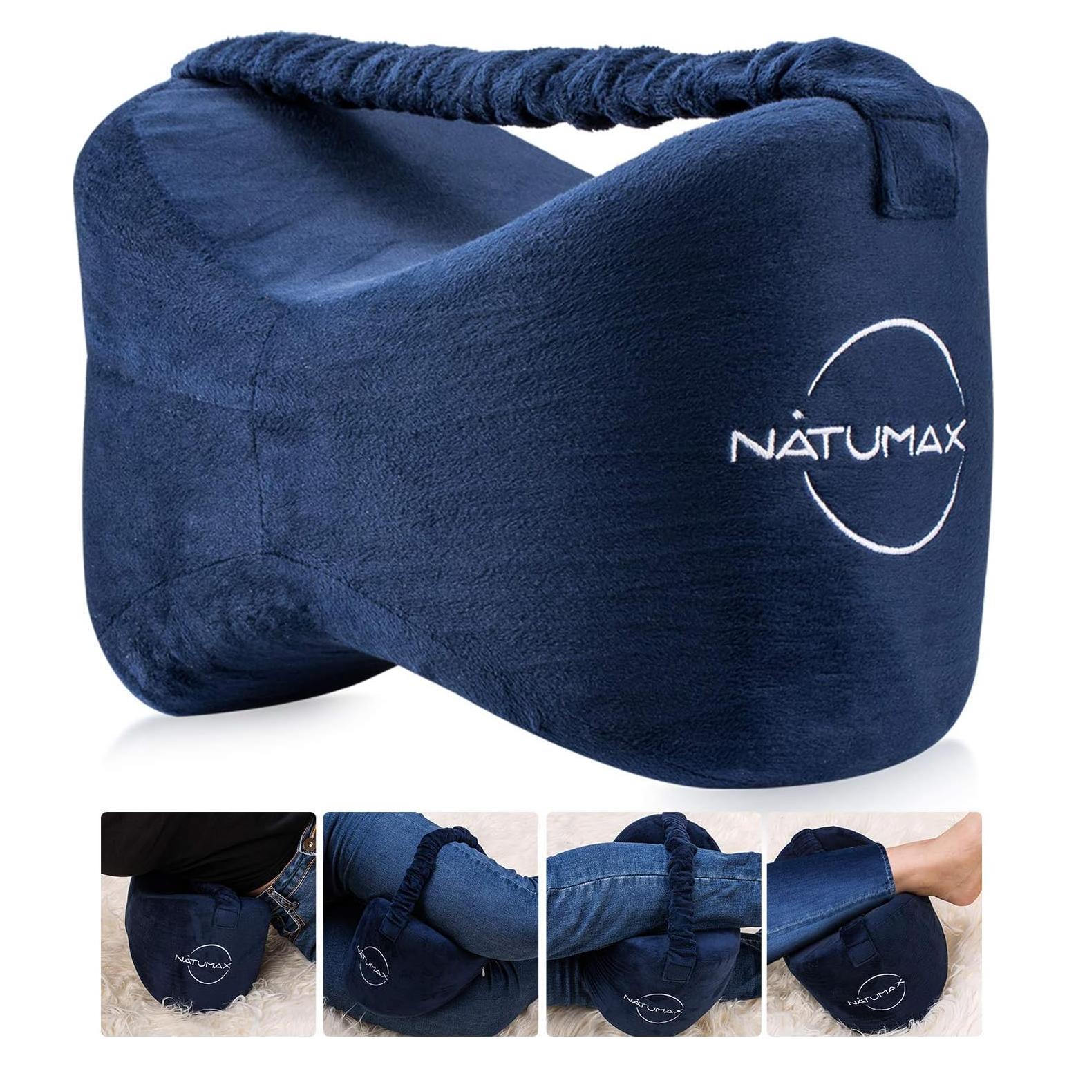 Almohada para Rodilla NATUMAX Espuma de Memoria Azul