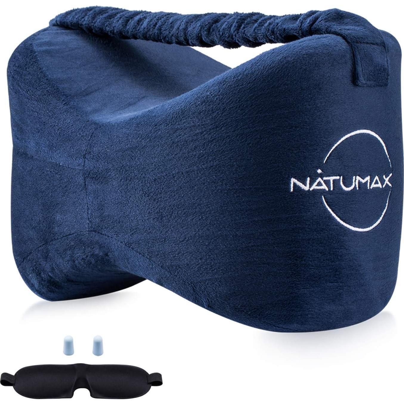 Almohada para Rodilla NATUMAX Espuma de Memoria Azul