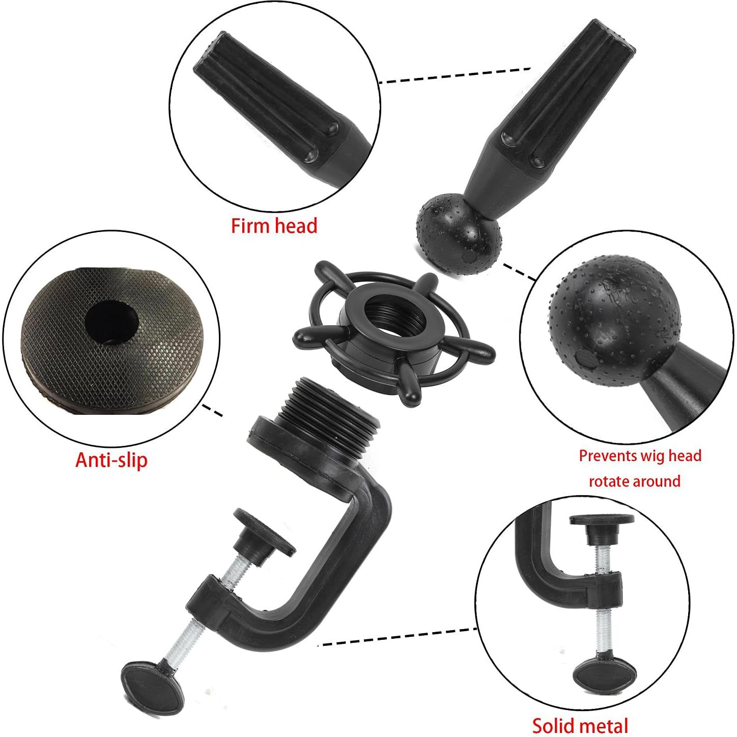 Soporte de Cabeza de Maniquí Ajustable para Peluquería