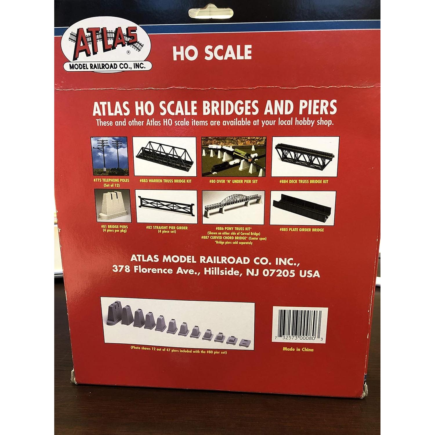 Juego de Pilares Escala HO Atlas 47 Piezas Mampostería