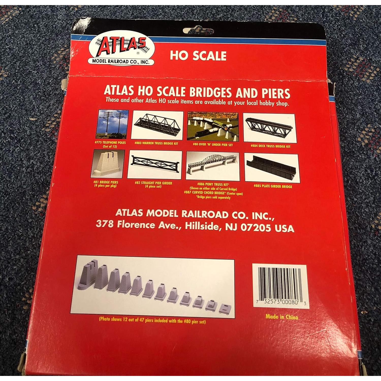 Juego de Pilares Escala HO Atlas 47 Piezas Mampostería