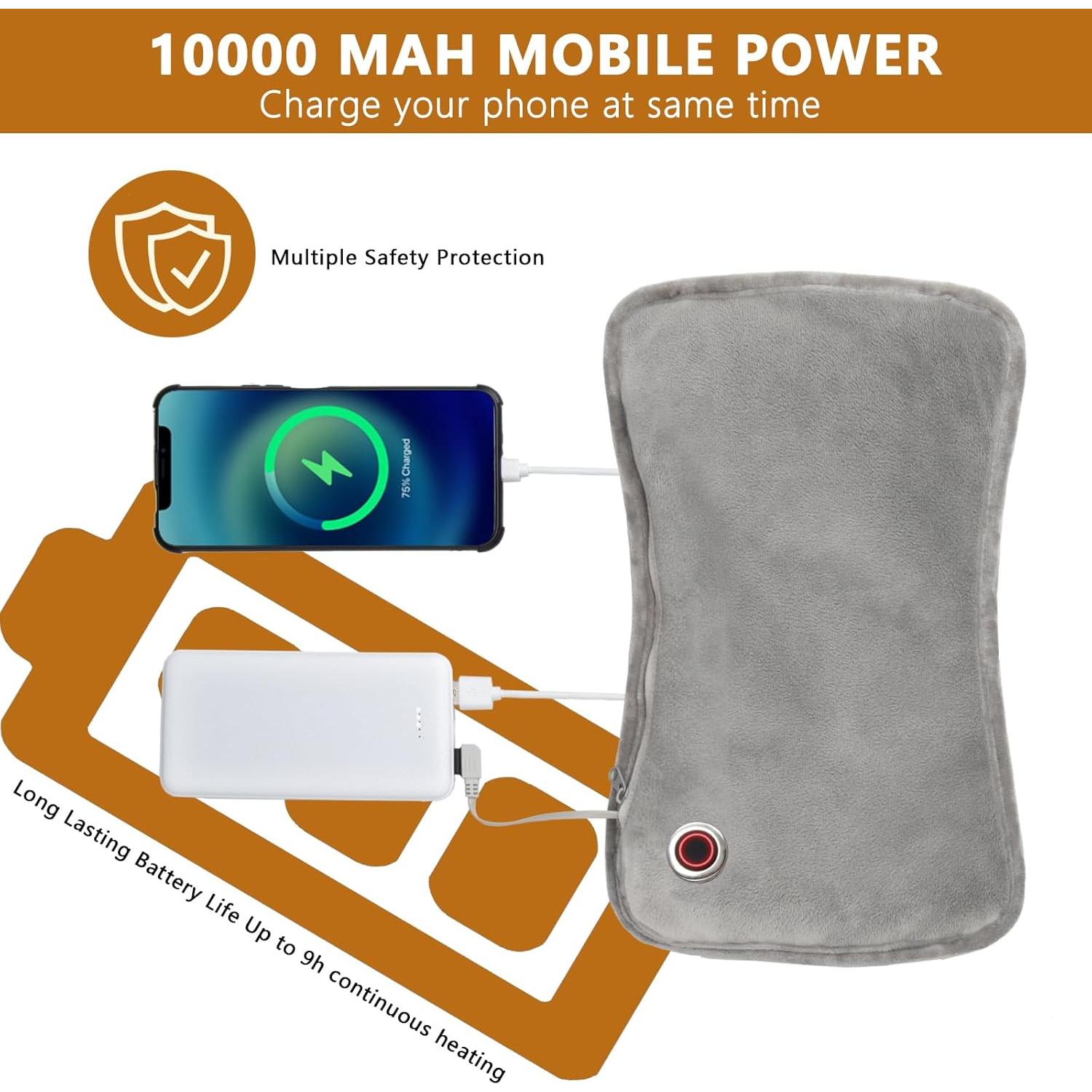 Calentadores de Manos Recargables VanSmaGo 10000mAh Doble Cara