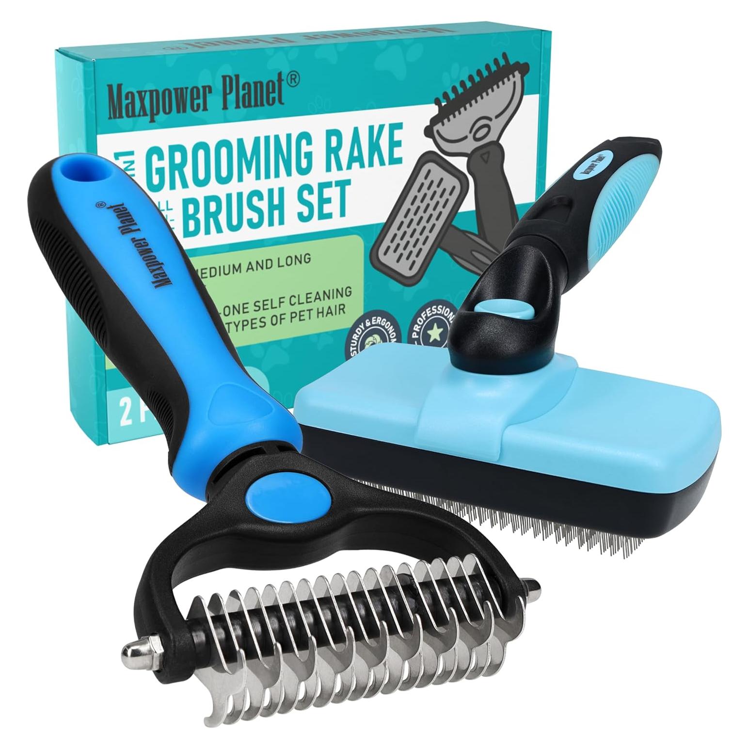 Rastrillo y Cepillo para Perros Maxpower Planet - Grande