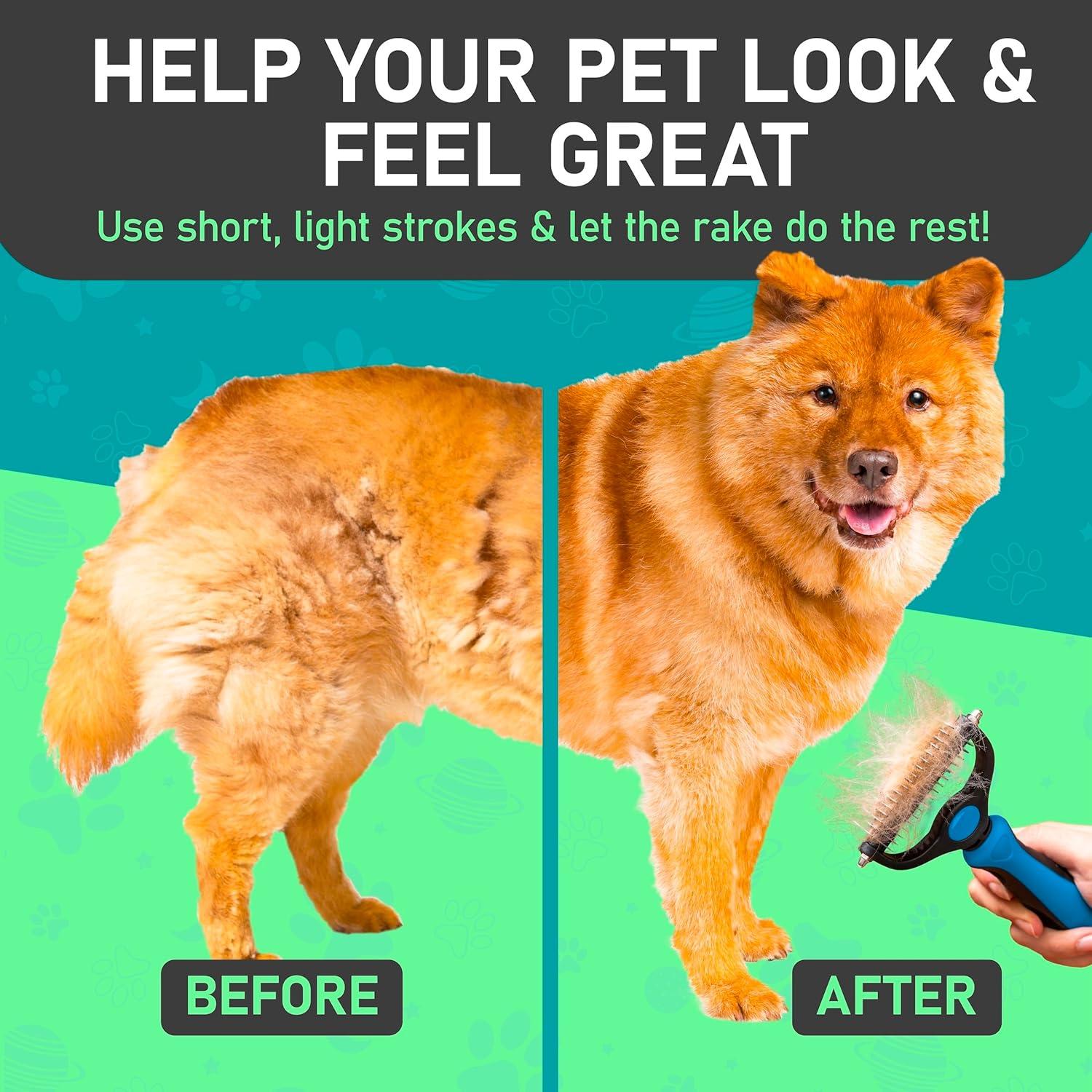 Rastrillo y Cepillo para Perros Maxpower Planet - Grande