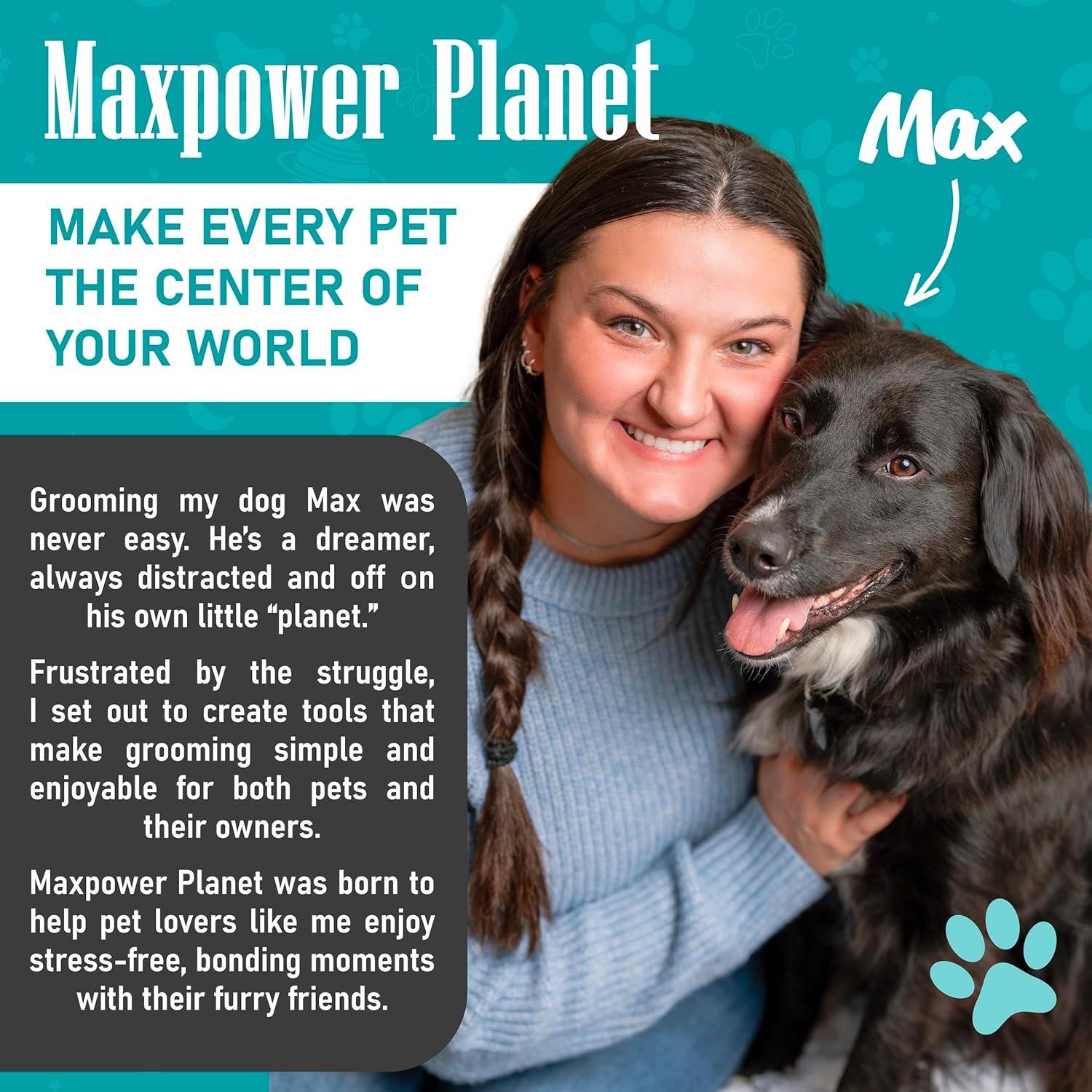 Rastrillo y Cepillo para Perros Maxpower Planet - Grande