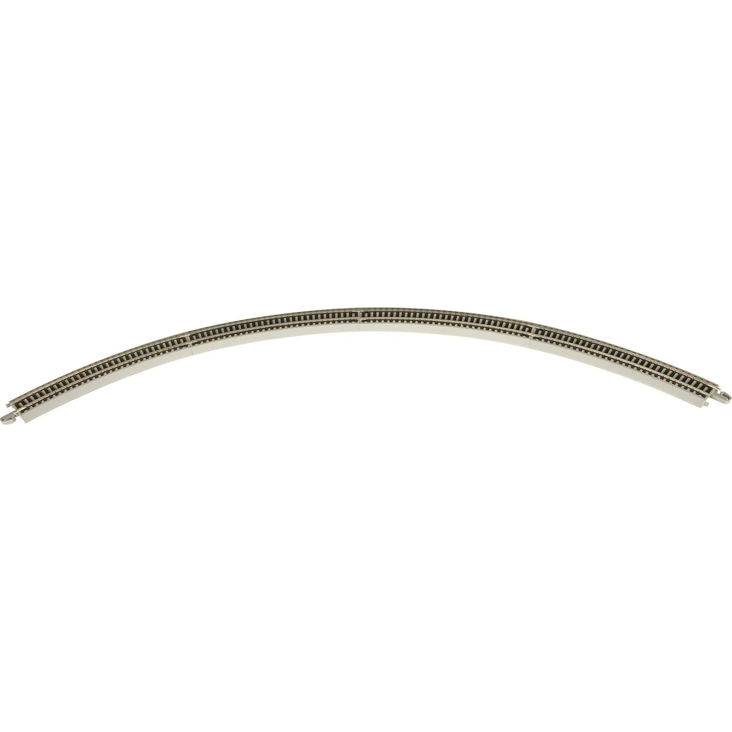 Bachmann Pista Curva E-Z Track 55,88 cm Riel Níquel HO