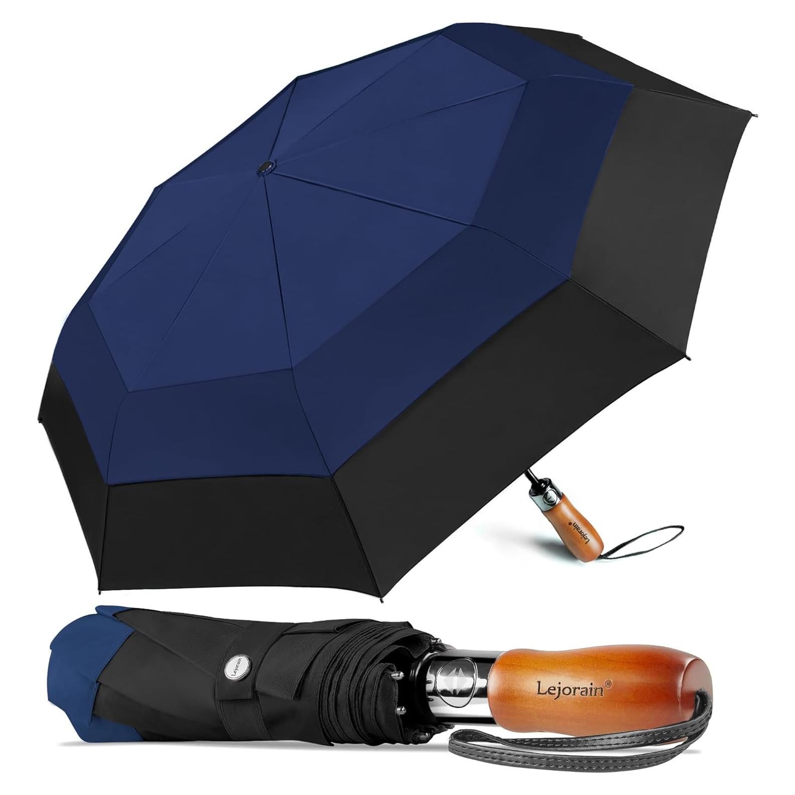 Paraguas de Golf Lejorain Plegable 137 cm Automático