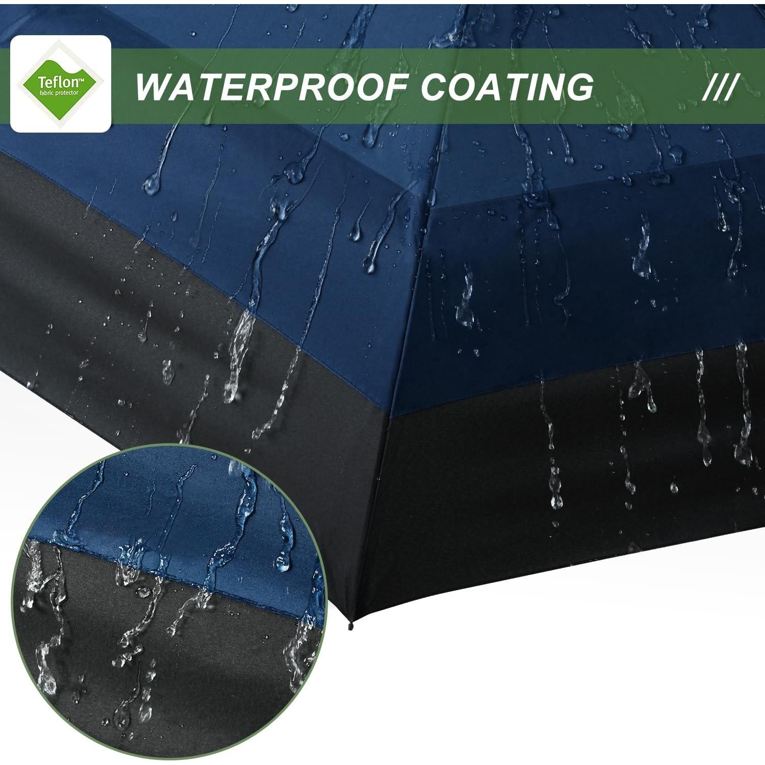 Paraguas de Golf Lejorain Plegable 137 cm Automático