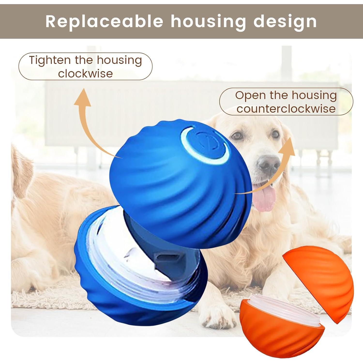 Bola Interactiva para Perros PAKEISI R1434-FE Azul Recargable