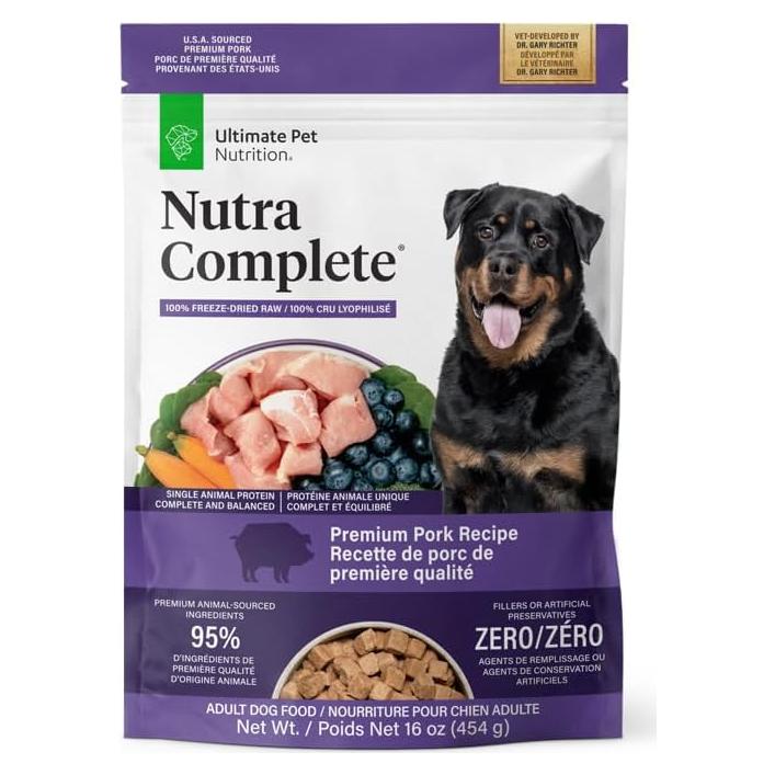 Comida Liofilizada para Perros Nutra Completo 0.45kg Cerdo