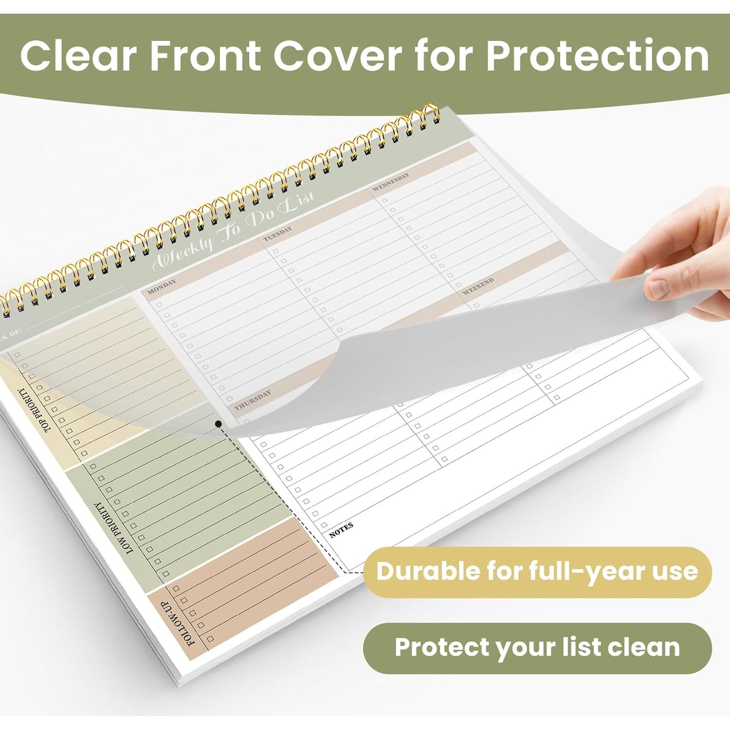 Bloc de Notas Semanal No Fechado ZOTIA A4 52 Hojas