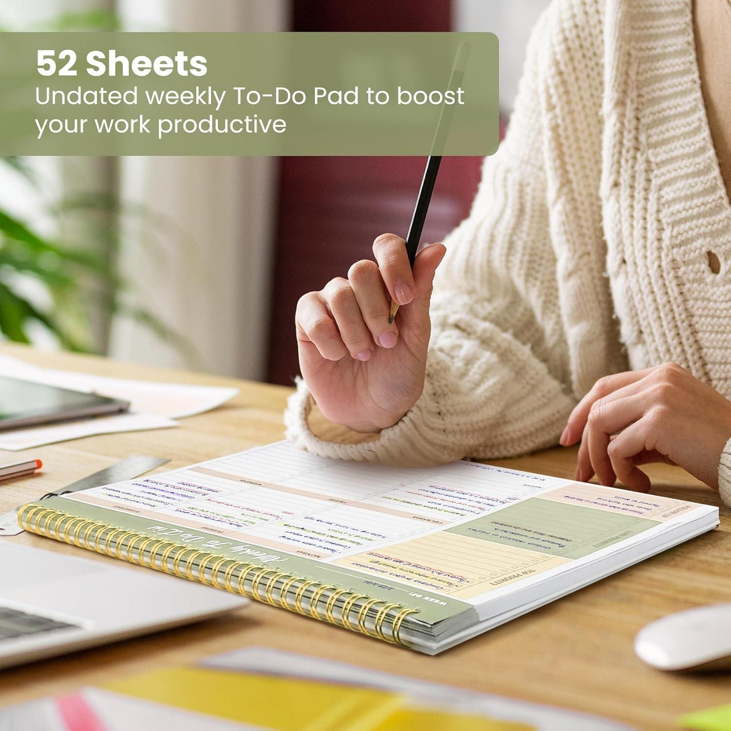 Bloc de Notas Semanal No Fechado ZOTIA A4 52 Hojas