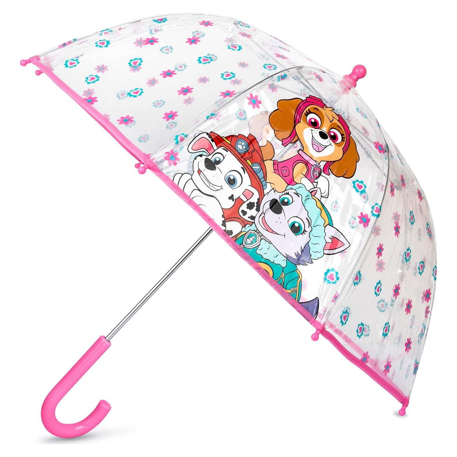Paraguas Transparente Disney Frozen Paw Patrol 63.5 cm