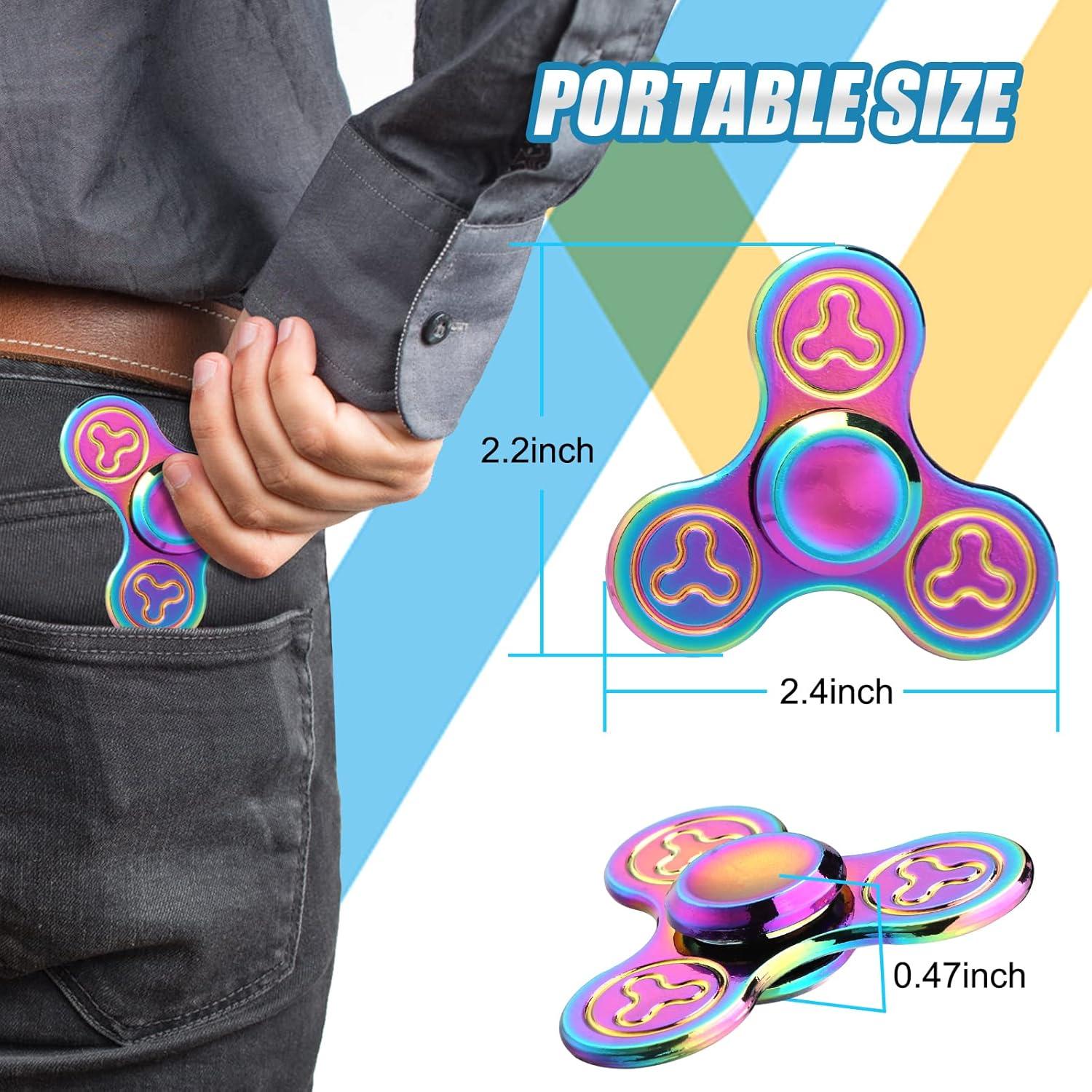 Paquete de 7 Spinners Antiestrés LNCOJOLM Juguetes de Mano