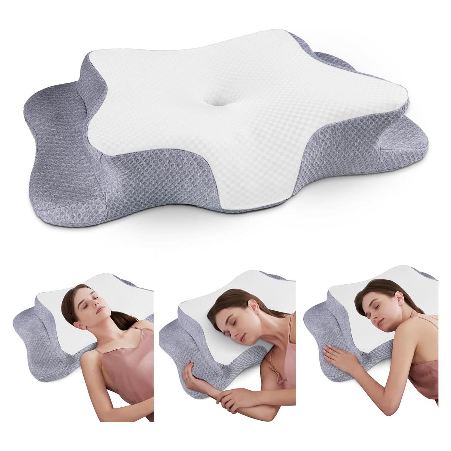 Almohada Cervical Ergonómica CHxxy Ajustable 63.5x38.1cm