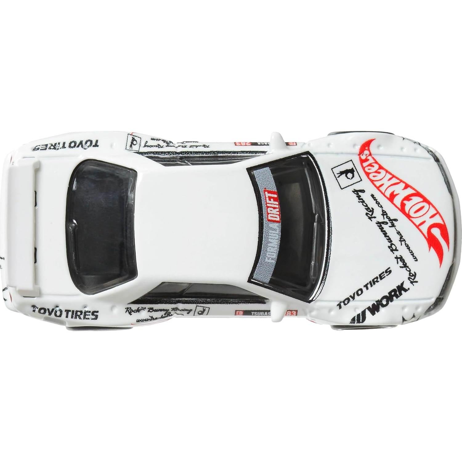 Premium Car Culture Collectible Toy Car, 1:64 Scale Die-Cast Nissan Skyline GT-R (R32) Pandem, Modern Classics Vehicle with Real Riders Tires