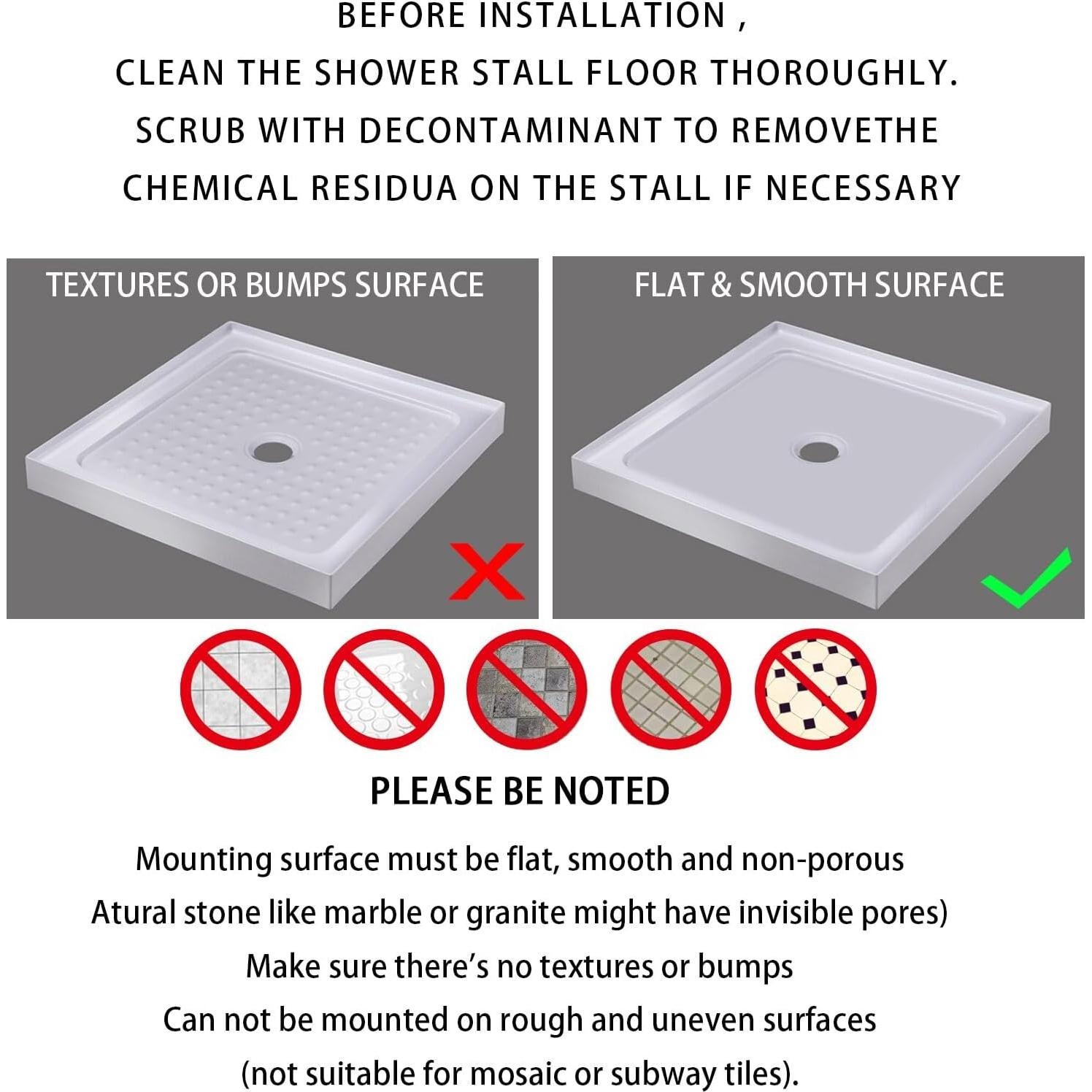 Alfombrilla de Ducha Antideslizante Yimobra 53x53 cm Beige