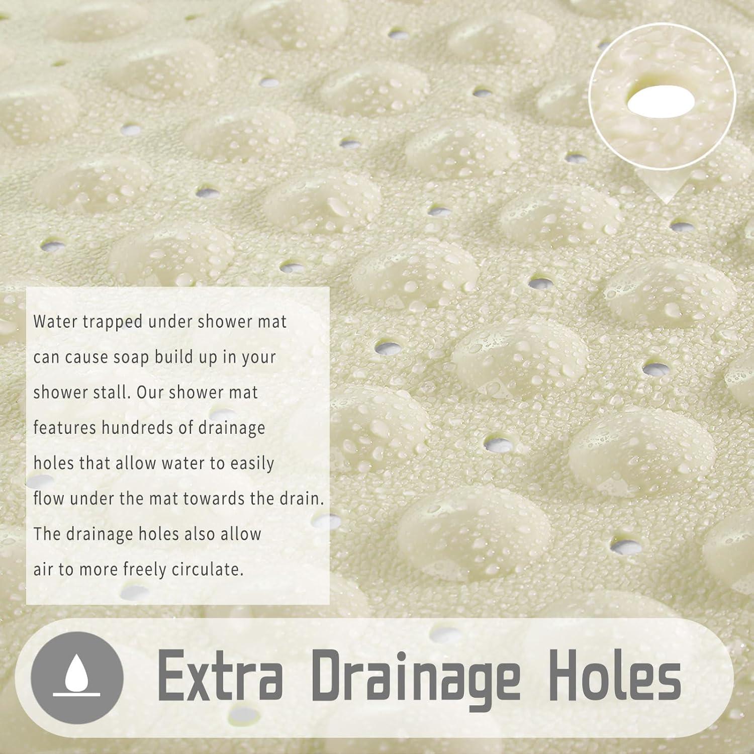 Alfombrilla de Ducha Antideslizante Yimobra 53x53 cm Beige