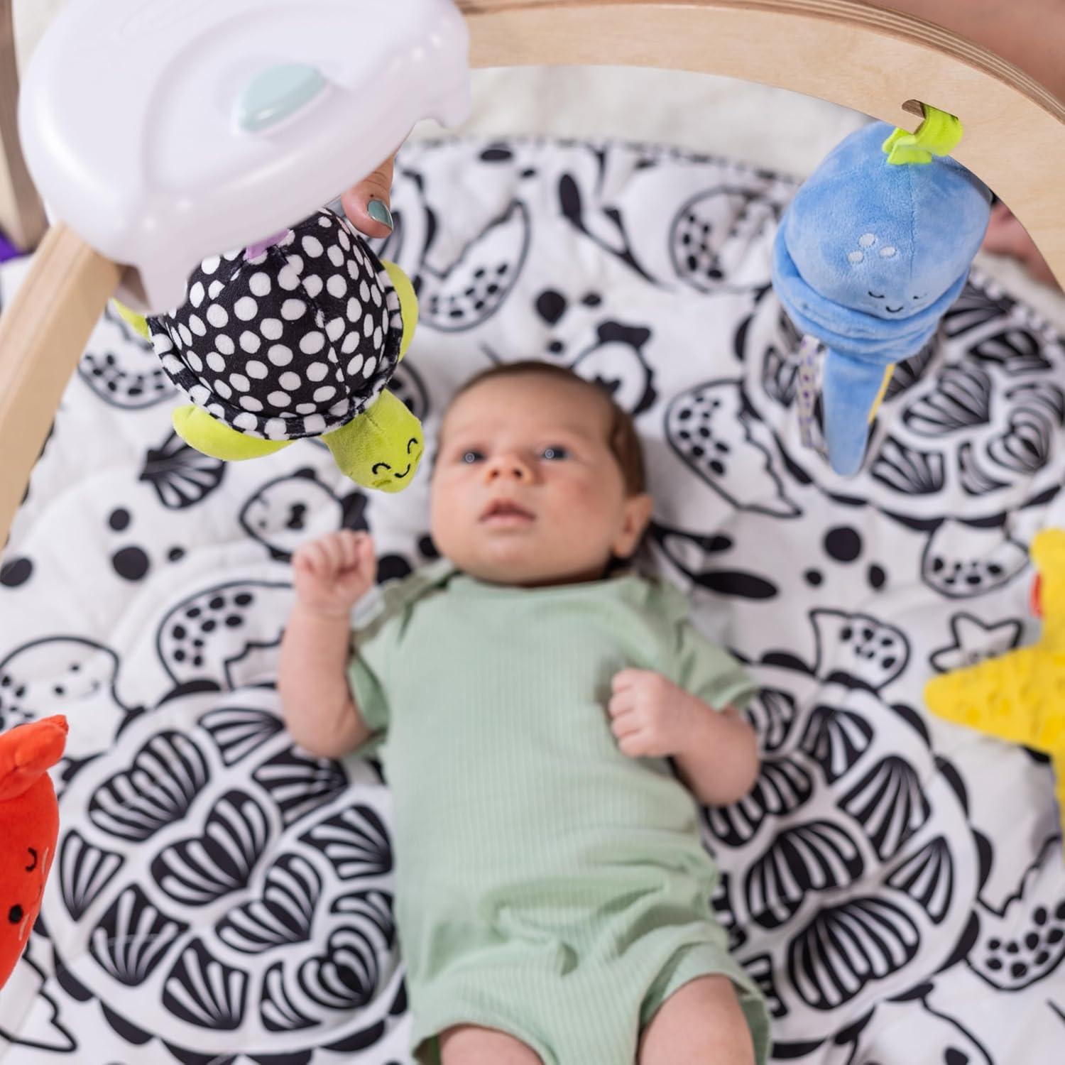 Gimnasio de Juego de Madera Melissa & Doug 5 Juguetes 0-9 Meses