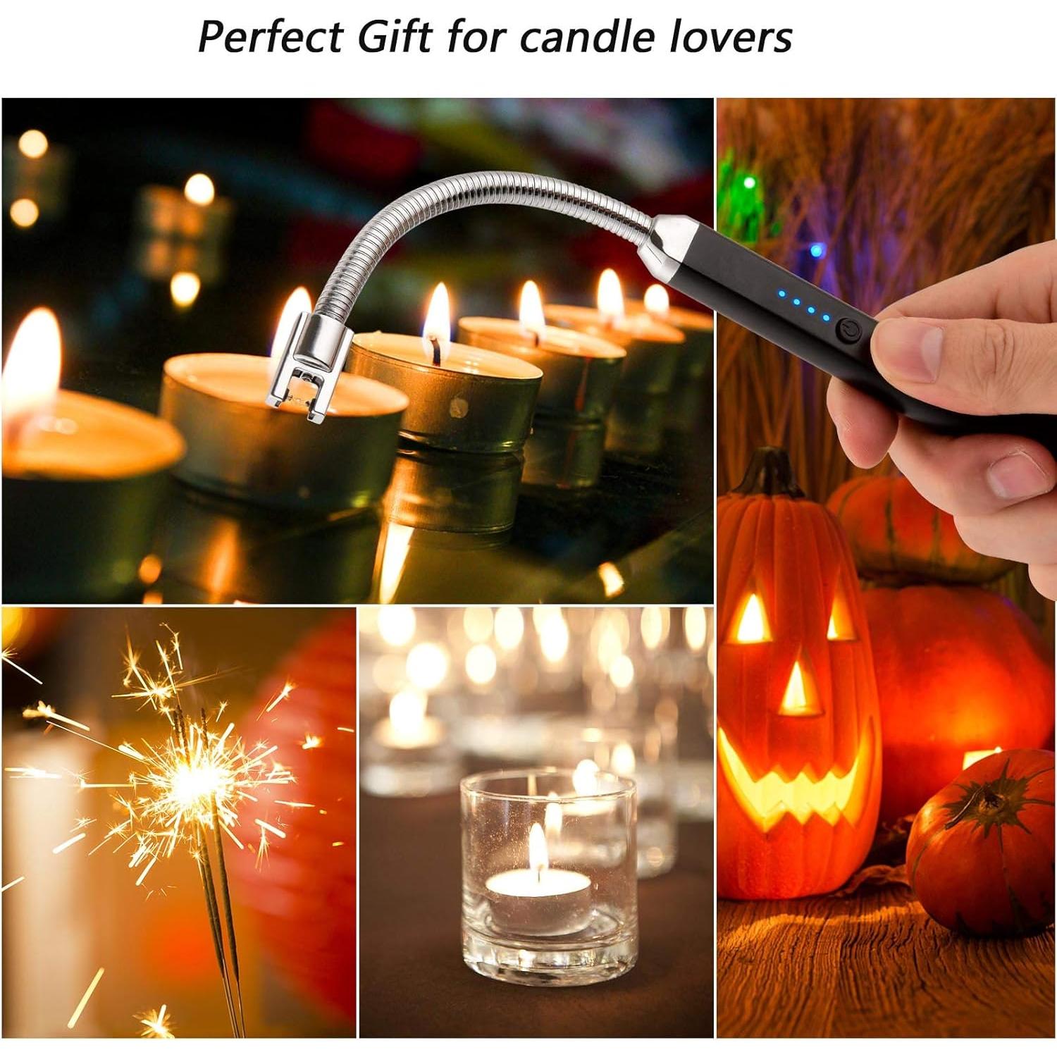 Encendedor Eléctrico MEIRUBY M-12 USB Recargable Negro