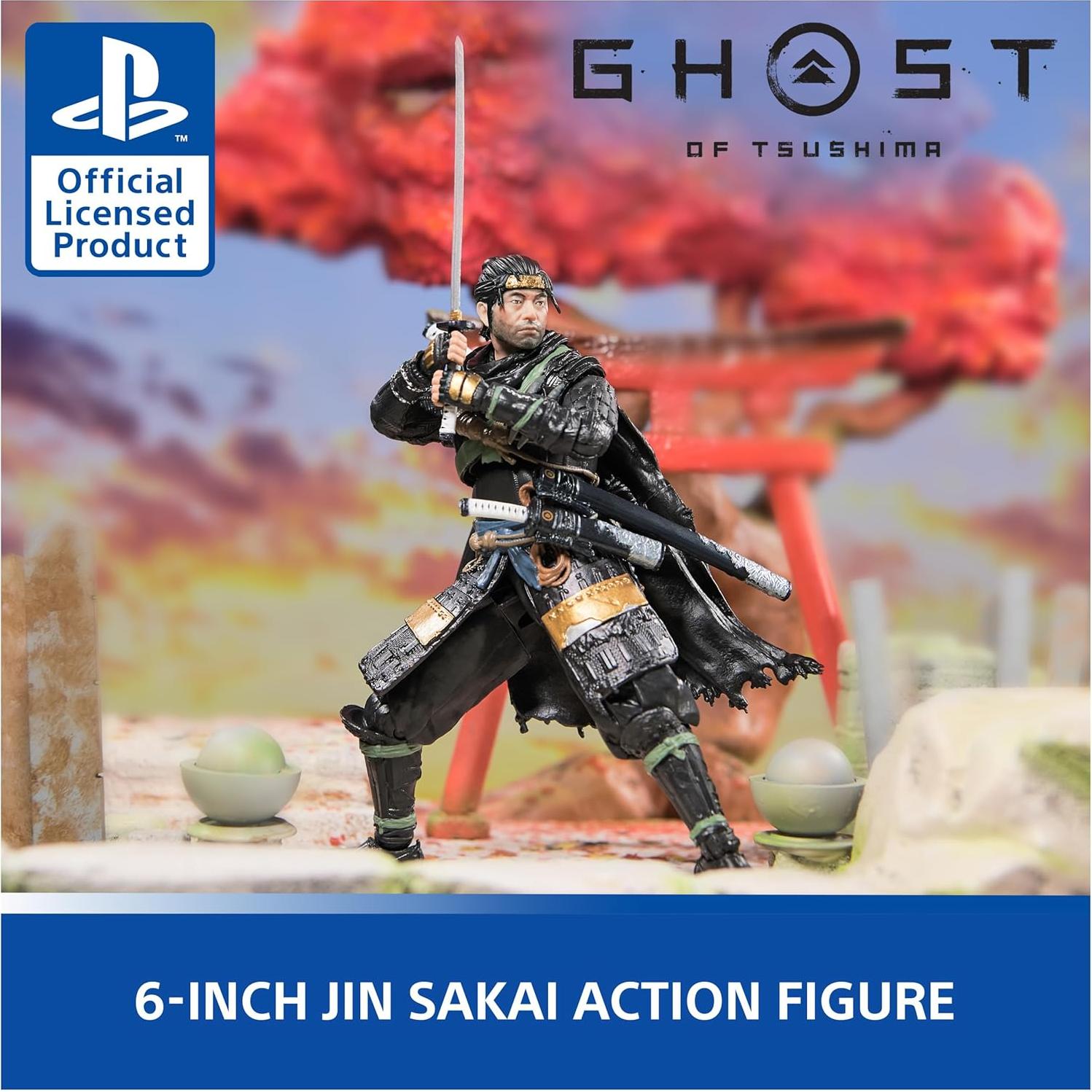 Figura de Acción Samurai Jin Sakai 15,24 cm PlayStation
