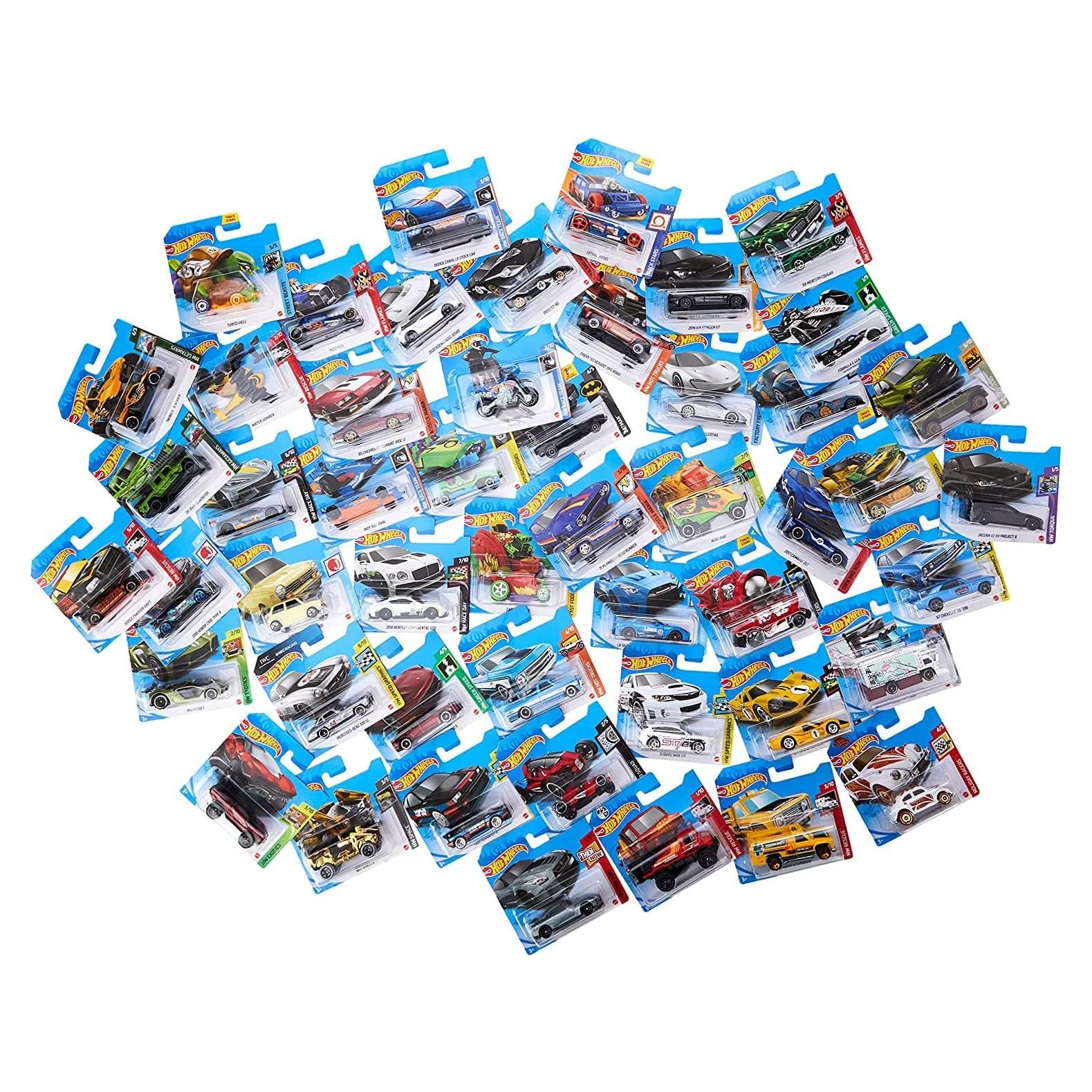 Lote 50 coches Hot Wheels metal 1:64 colección variada