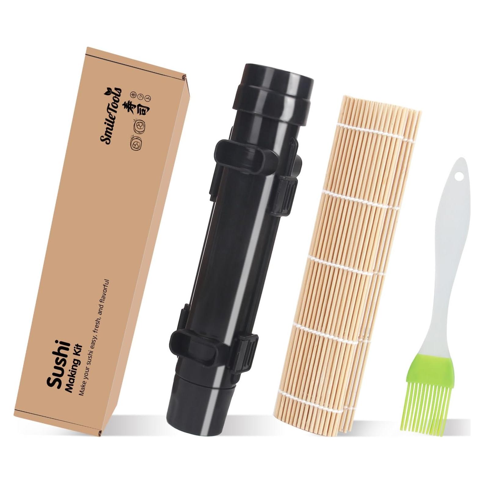 Kit de Hacer Sushi SmileTools - Estera, Bazooka y Brocha