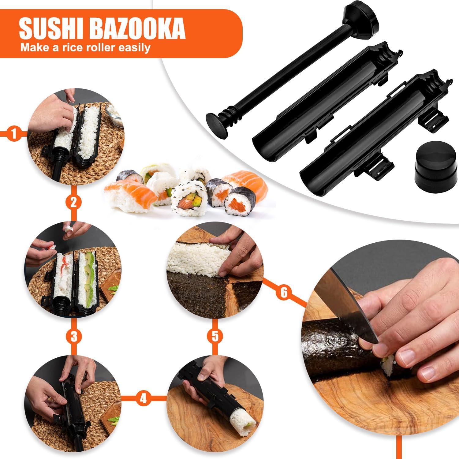 Kit de Hacer Sushi SmileTools - Estera, Bazooka y Brocha