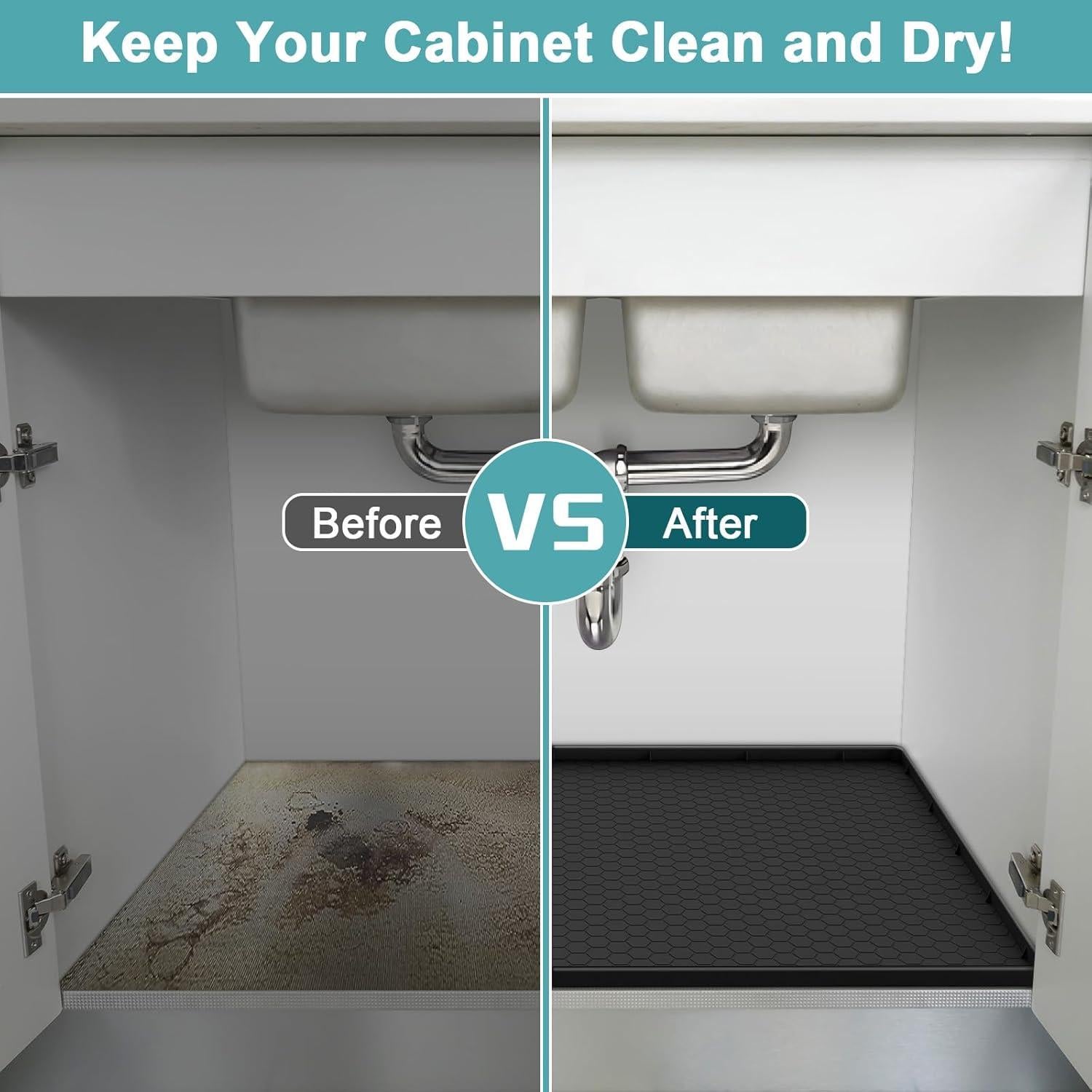 Alfombrilla de Silicona Impermeable MECHEER 55.88x48.26 cm