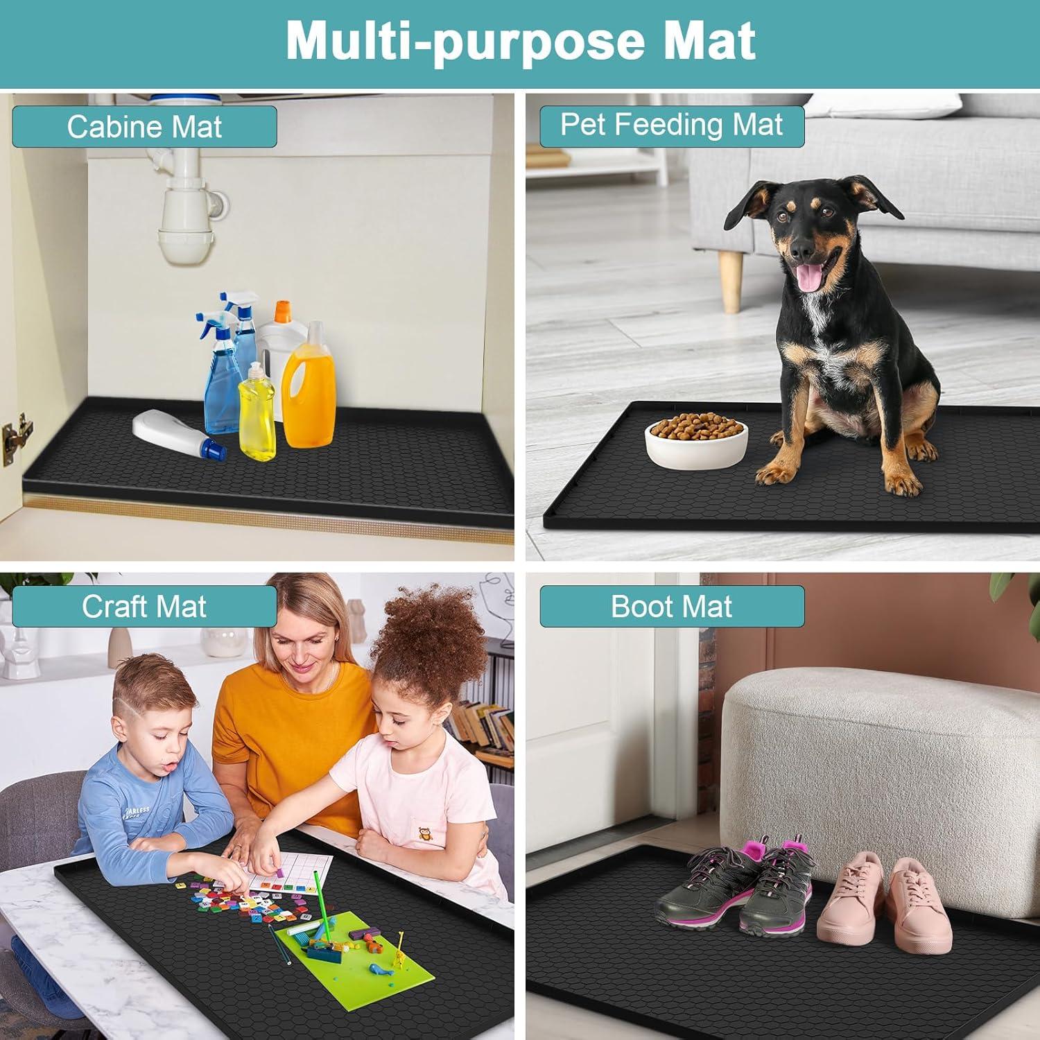 Alfombrilla de Silicona Impermeable MECHEER 55.88x48.26 cm