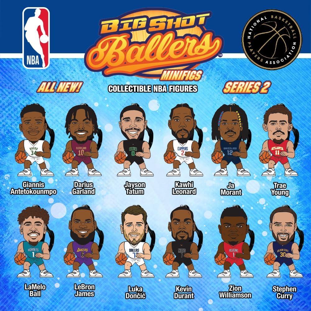 Conjunto de Figuras NBA Big Shot Ballers - Paquete de 4