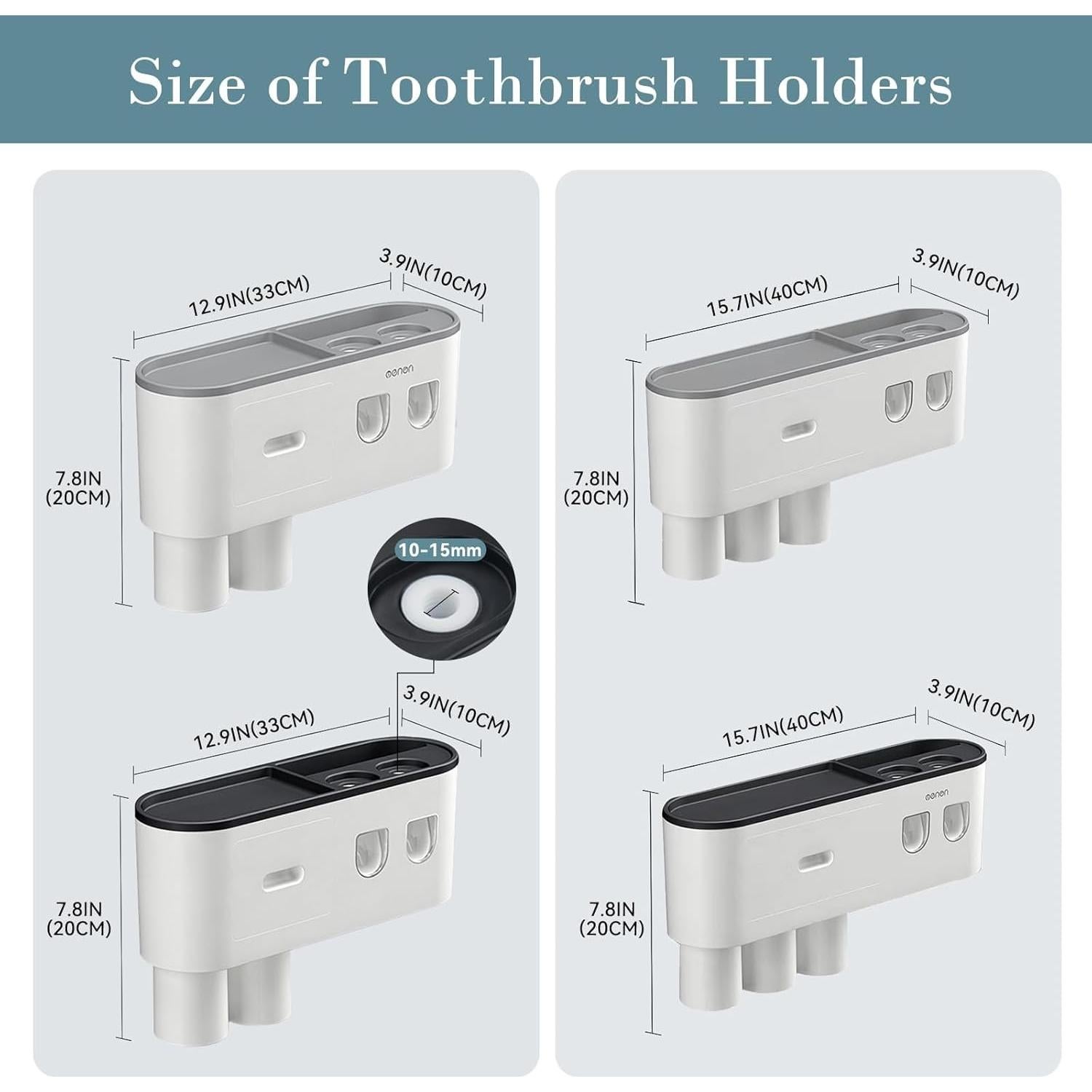 Soporte para Cepillos de Dientes BHeadCat con Dispensador Automático