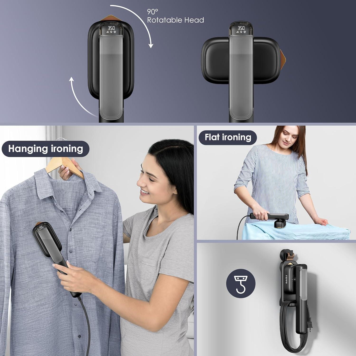 Vaporizador de Viaje FEPPO 1100W Mini Portátil 2 en 1