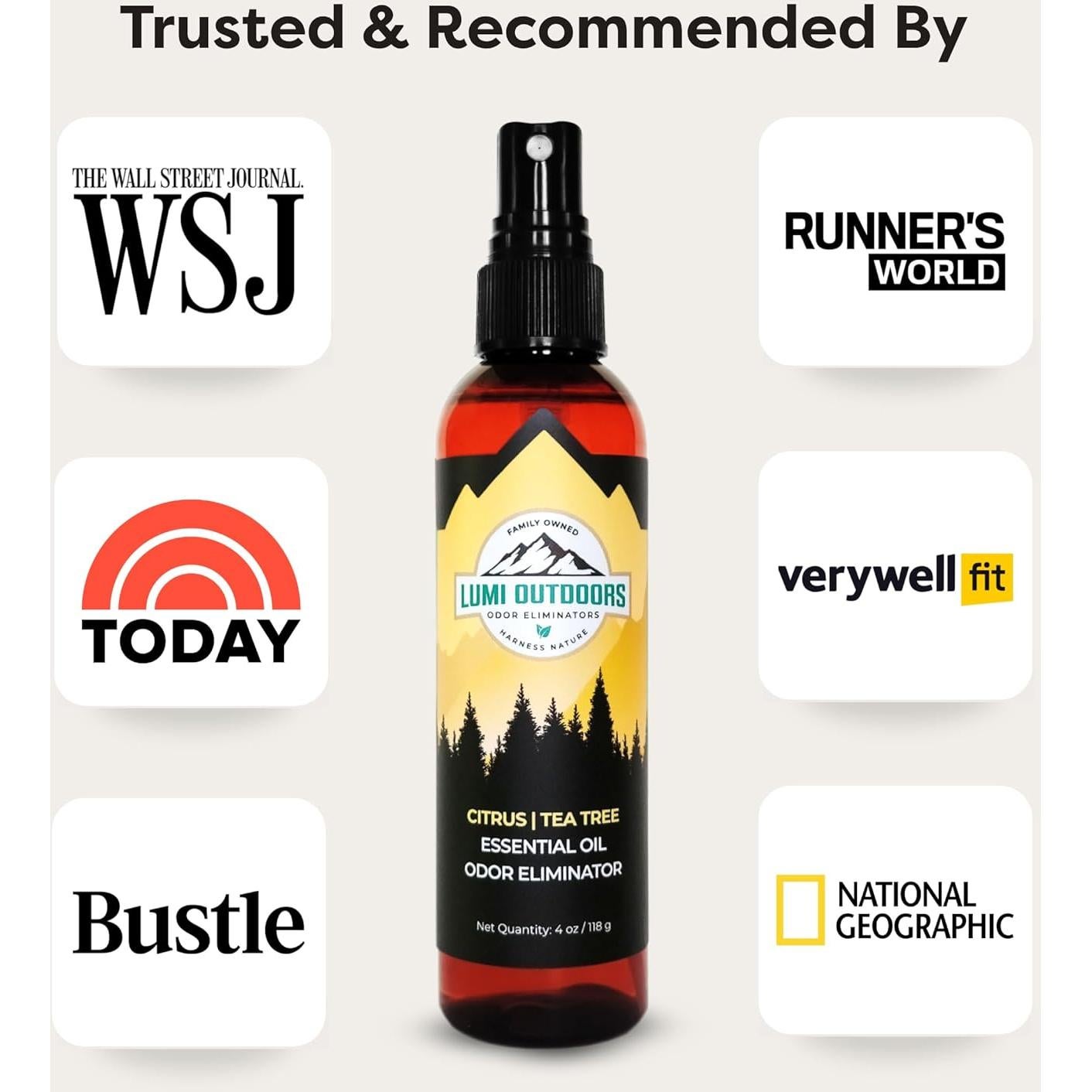 Desodorante Natural para Zapatos Lumi Outdoors - Té de Limón