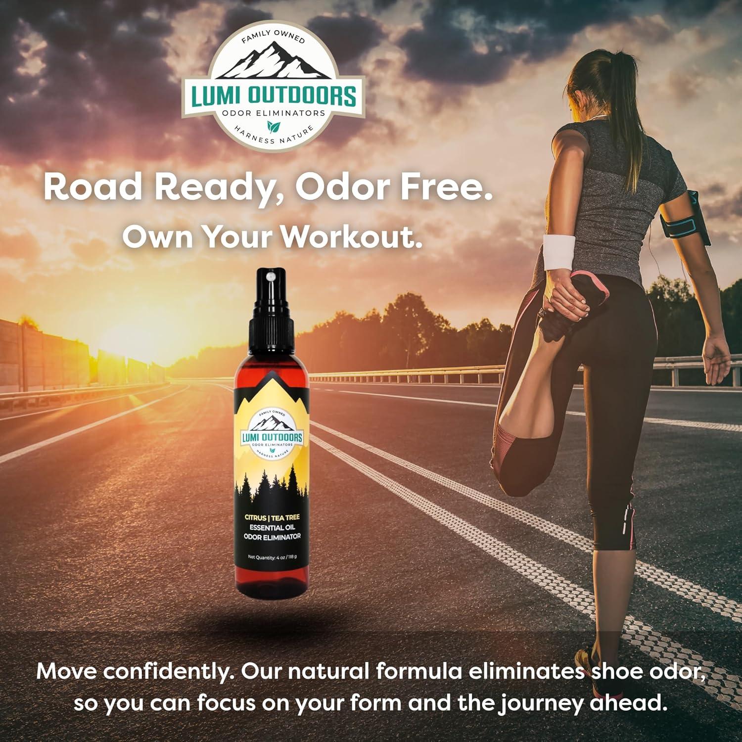 Desodorante Natural para Zapatos Lumi Outdoors - Té de Limón