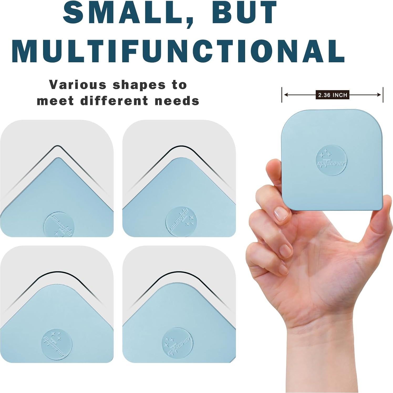 Raspadores de Sartenes Matscover 5 Pcs Plástico Resistente Aqua