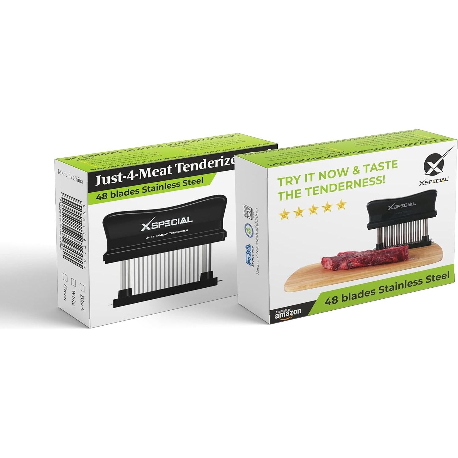 Aplanador de Carne 48 Cuchillas XSpecial Acero Inoxidable