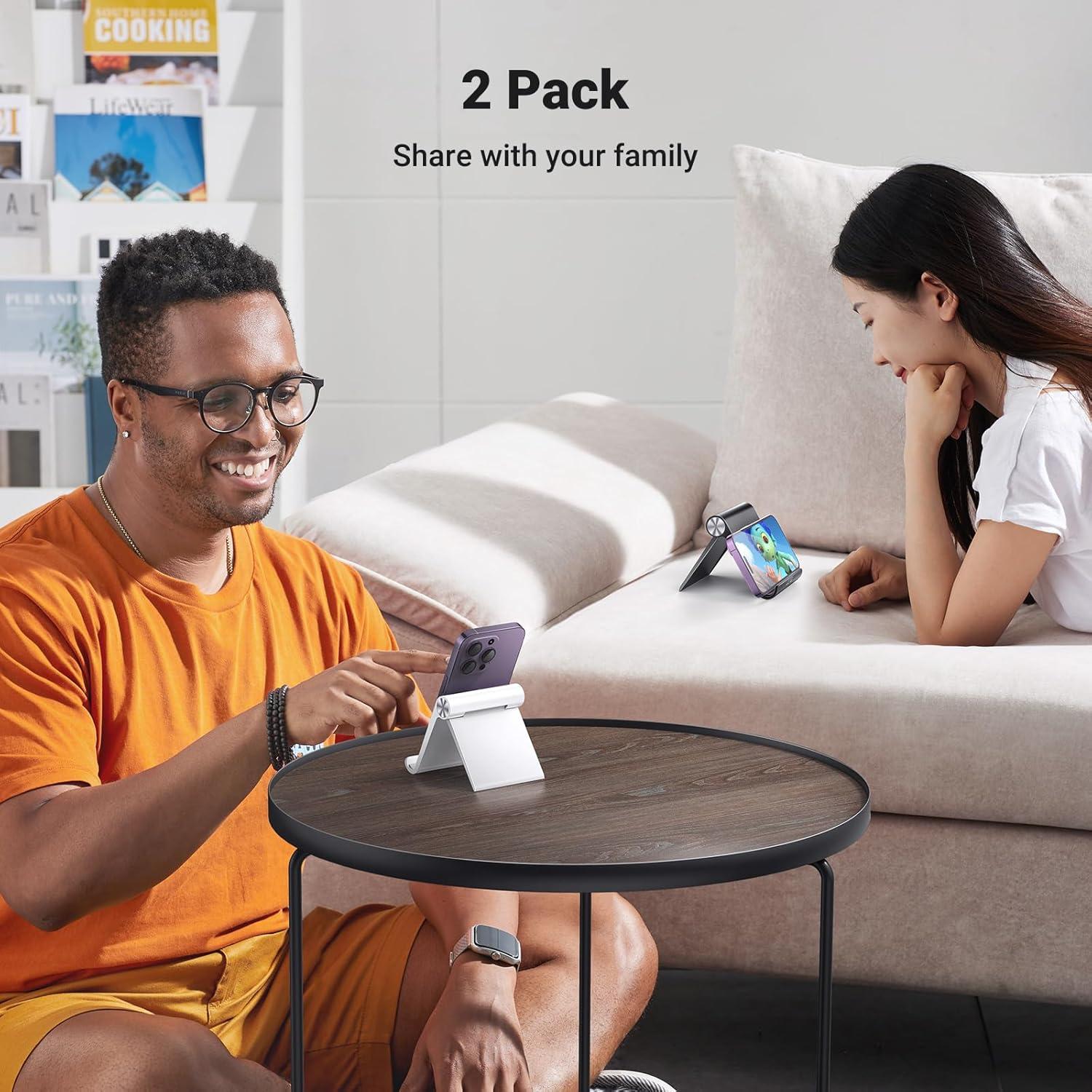 Soporte para Teléfono UGREEN Plegable Ajustable 2 Pzs