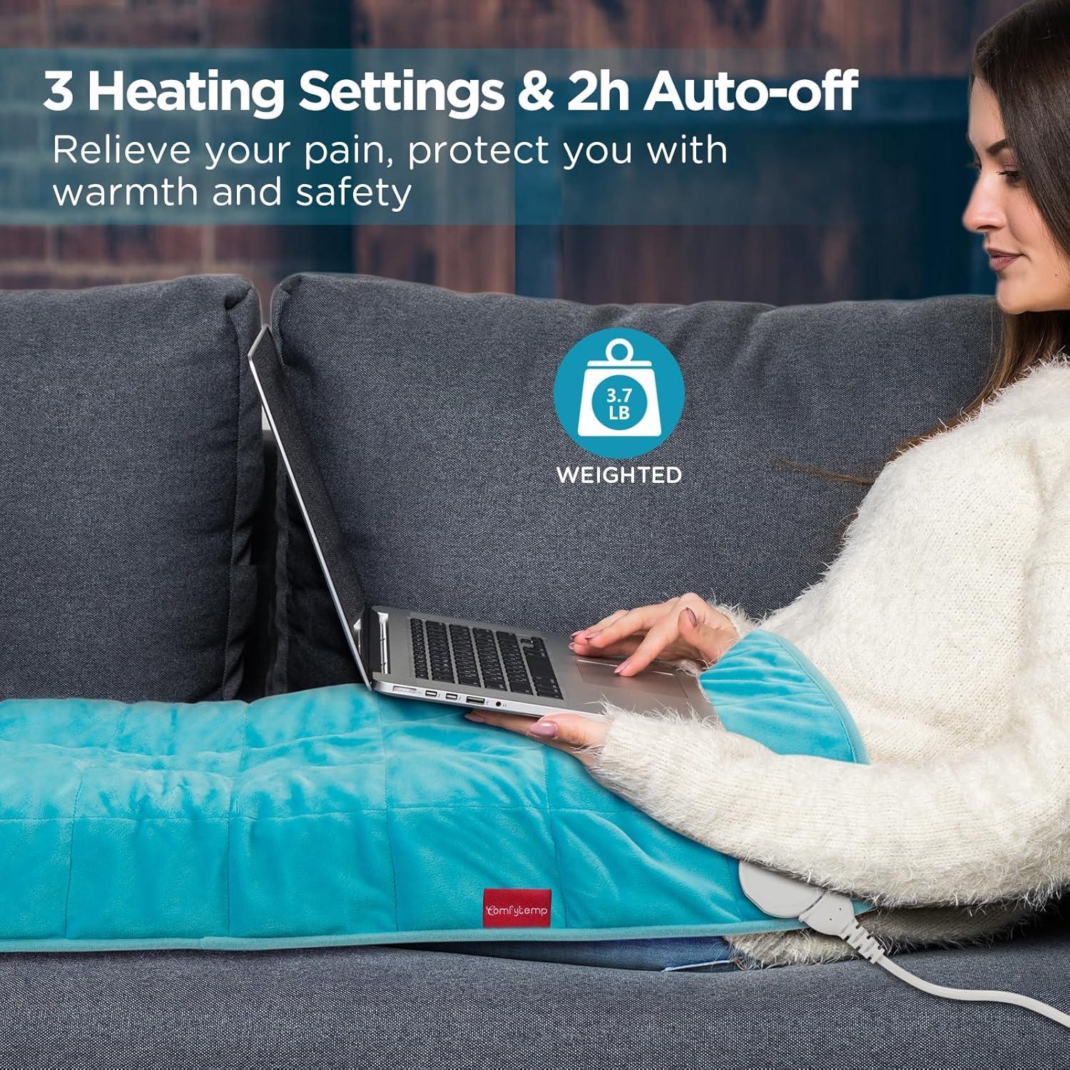 Almohadilla Térmica Eléctrica Comfytemp 43x76cm 1.68kg