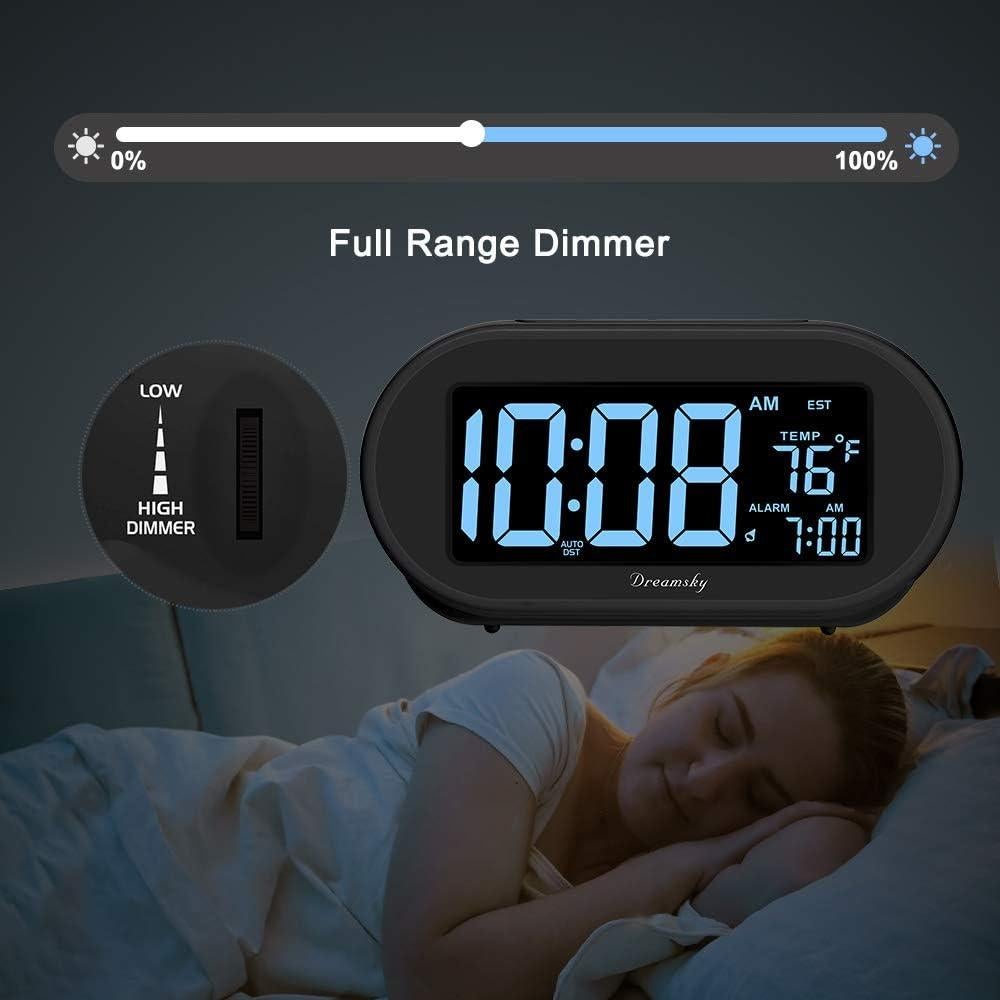 Reloj Despertador Digital DreamSky DS305 con USB y Dimmable