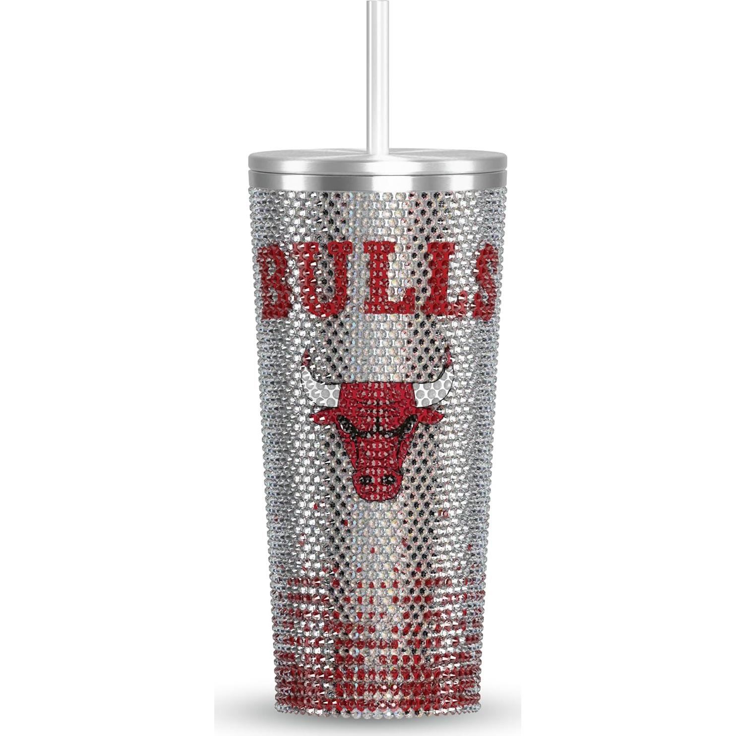 Taza Aislada Hydrapeak Chicago Bulls 720 ml con Popote