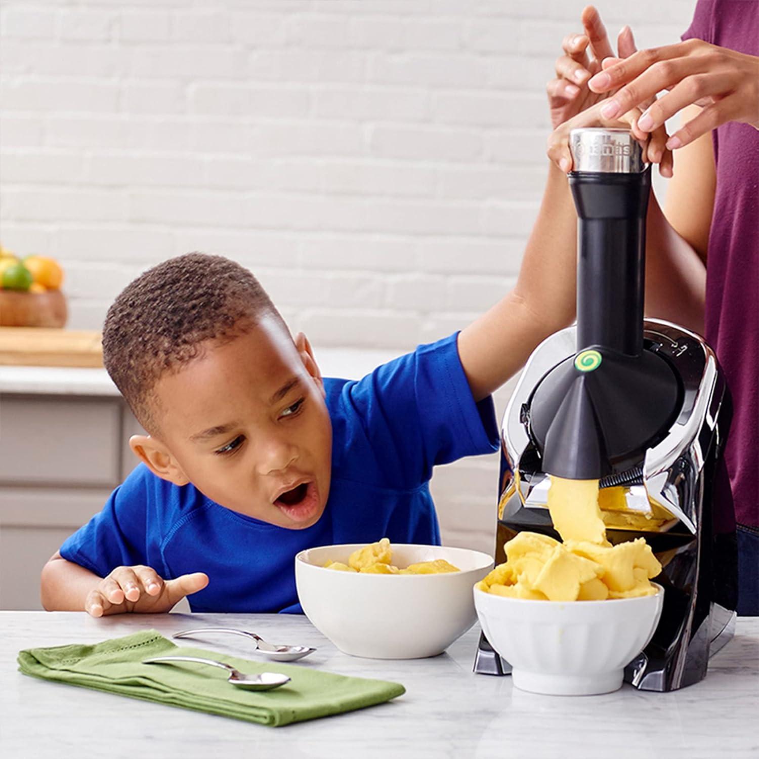 Máquina de Helado de Fruta Congelada Yonanas Deluxe Vegano 200W