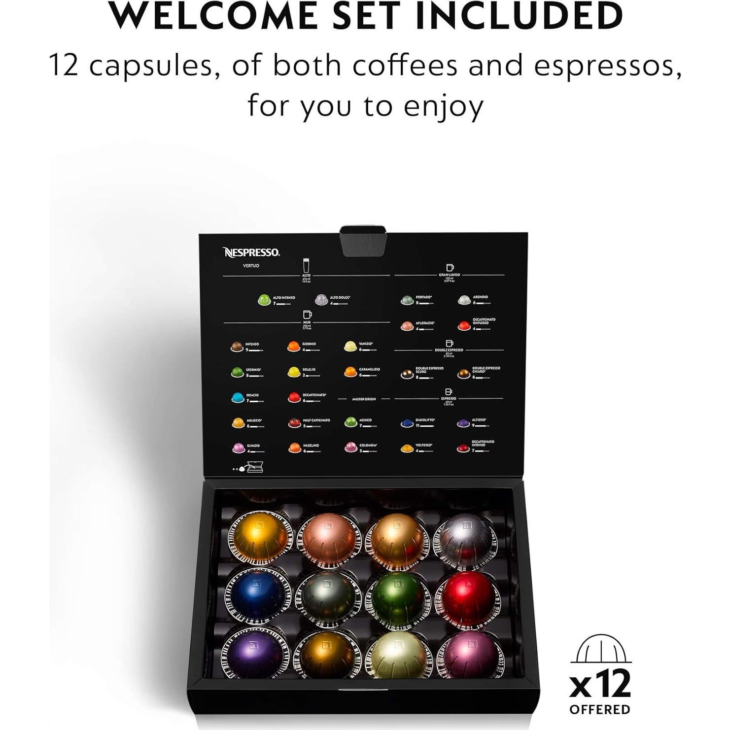 Cafetera Espresso De'Longhi VertuoPlus Automática Negra