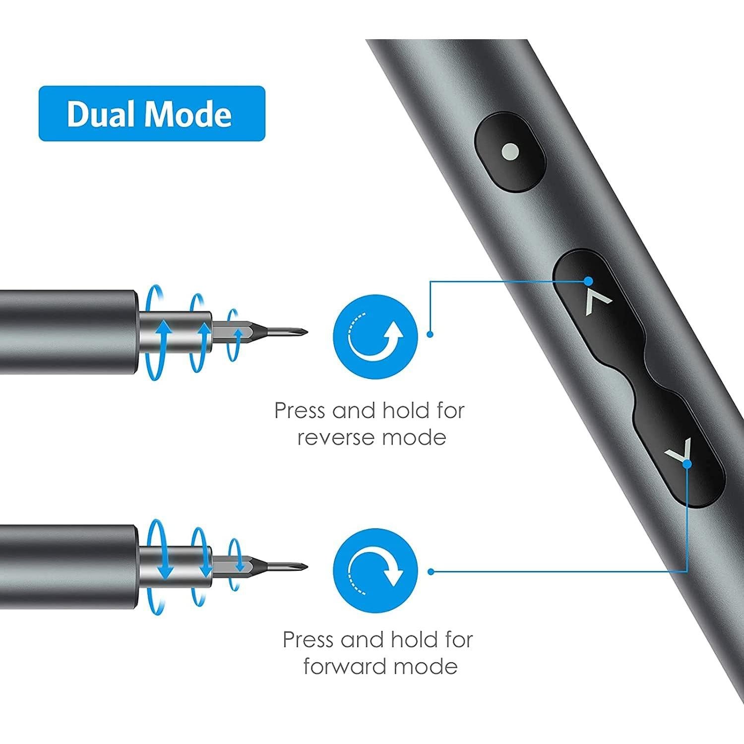 Destornillador Eléctrico AMIR 28 en 1 Mini Recargable