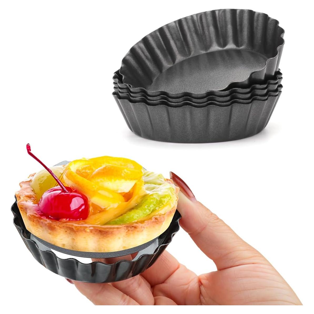 Set de 6 Moldes para Tartas de 3" Cyimi Antiadherentes