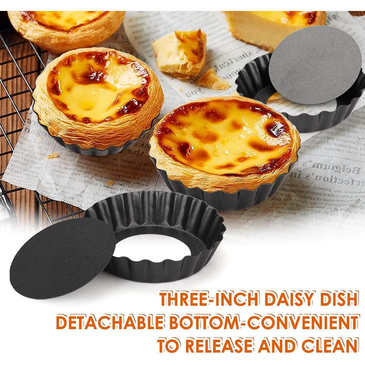 Set de 6 Moldes para Tartas de 3" Cyimi Antiadherentes