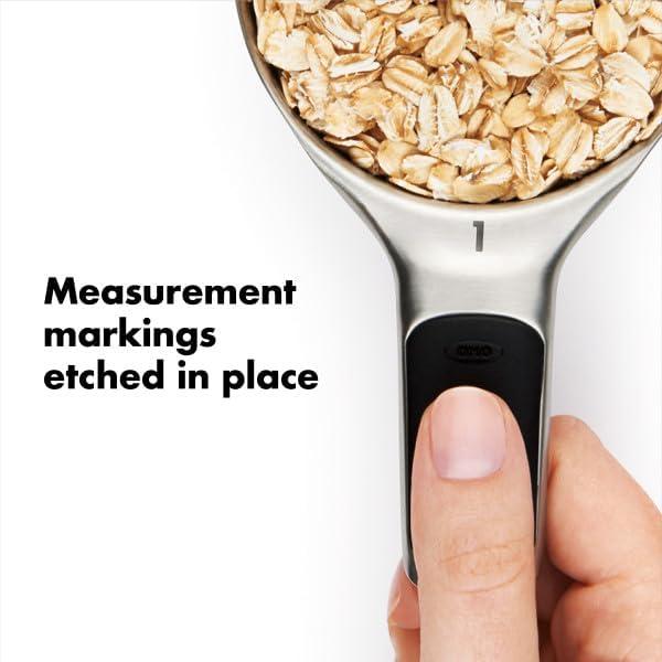 Set de 4 Tazas Medidoras OXO Good Grips Acero Inoxidable