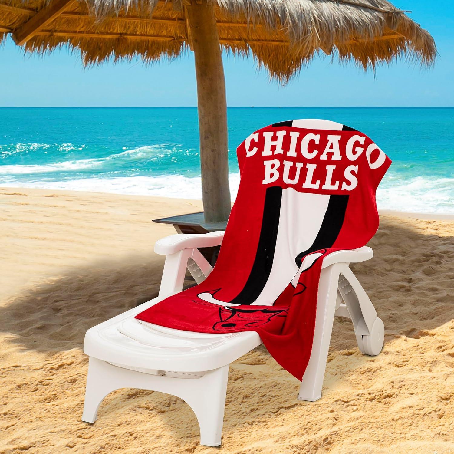 Toalla de Playa Unisex Chicago Bulls 76x152 cm Northwest